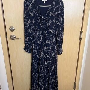 & other stories blue maxi dress